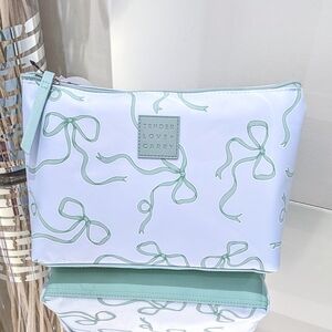 NEW Tender Love + Carry Zip Toiletry Cosmetic Pouch Bag